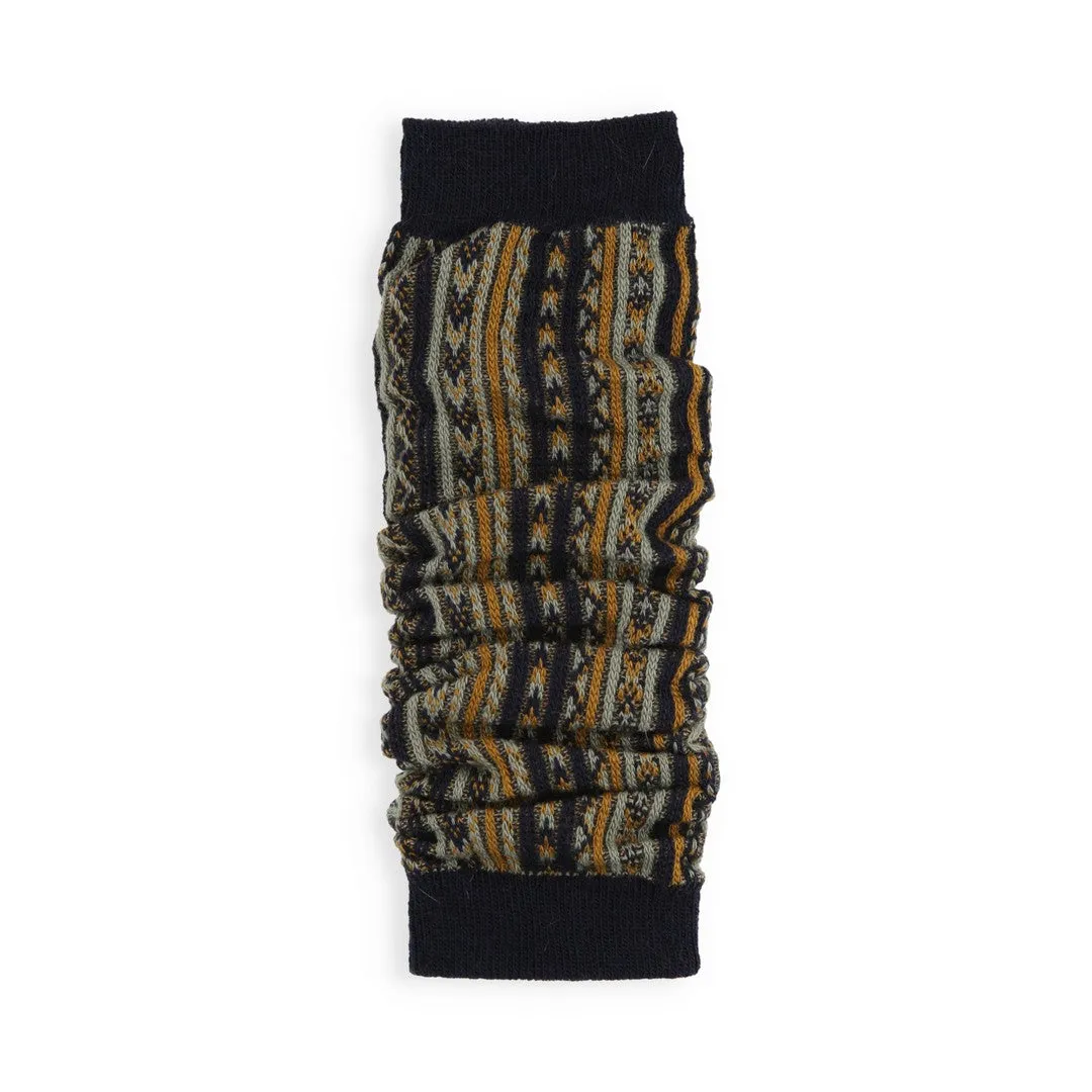021400225 Jacquard Stripe Legwarmers