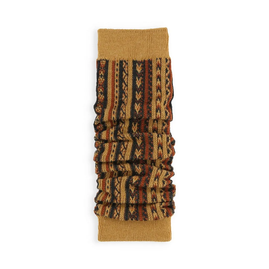 021400225 Jacquard Stripe Legwarmers