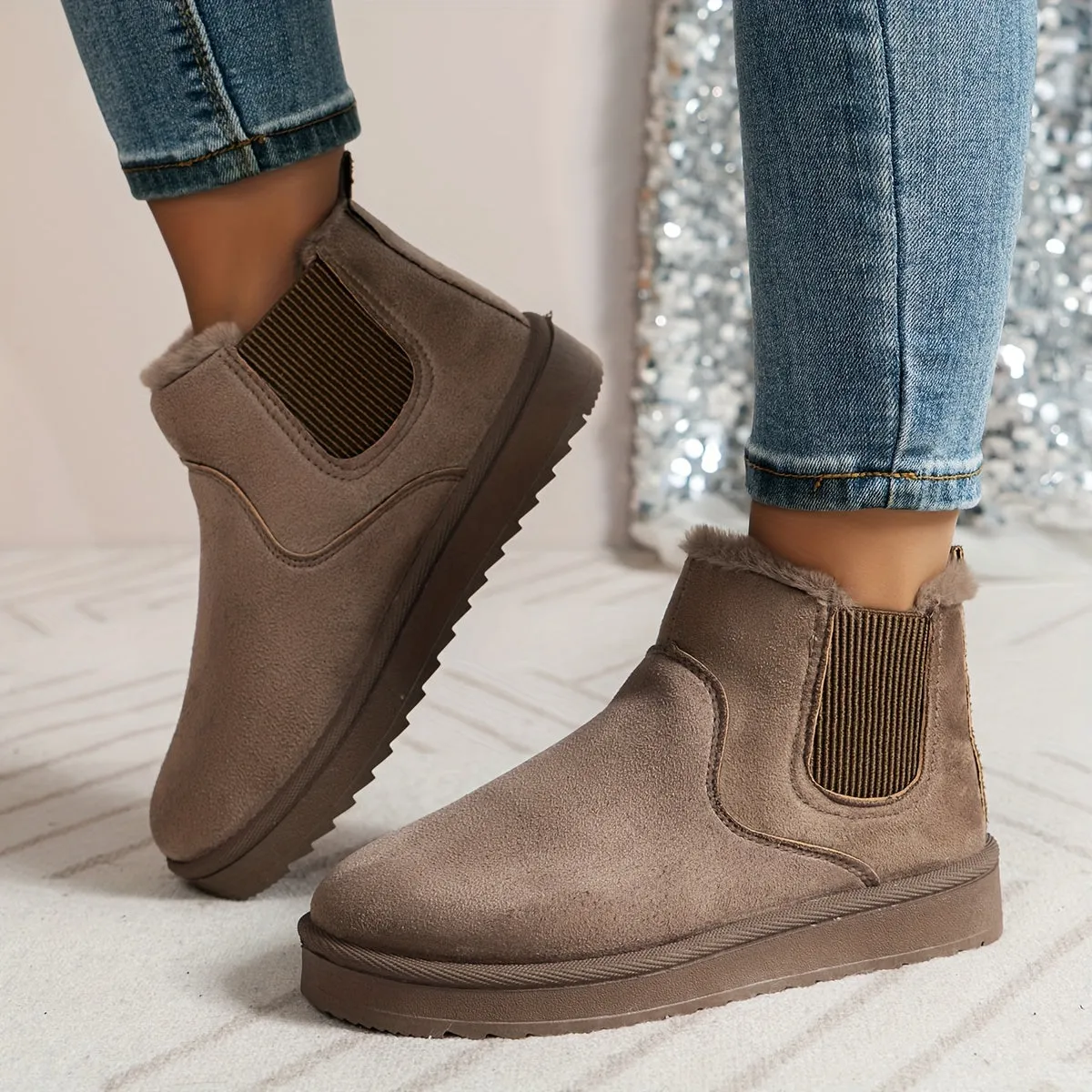Alero Plush Ankle Boots