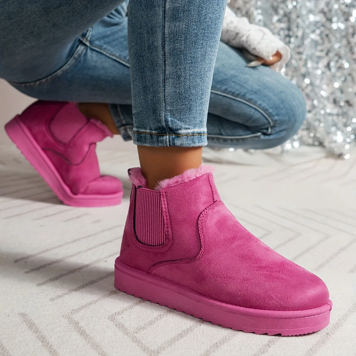 Alero Plush Ankle Boots