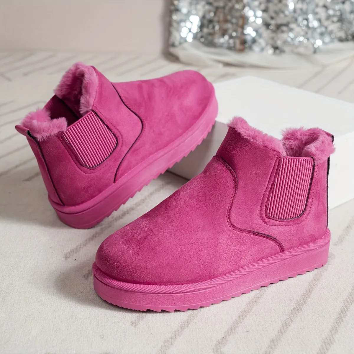 Alero Plush Ankle Boots