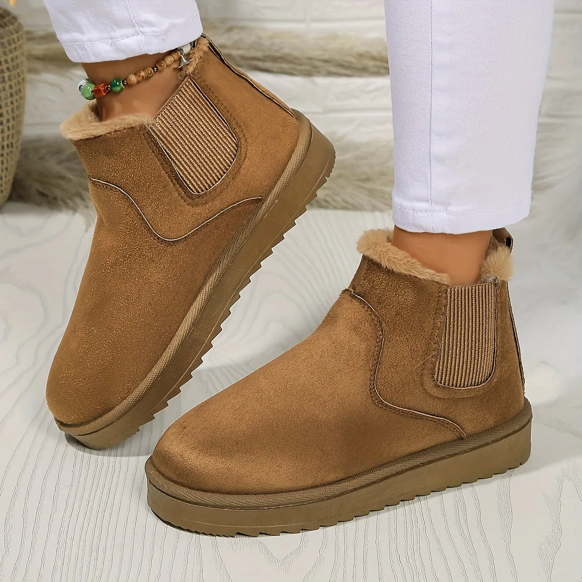Alero Plush Ankle Boots