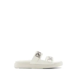 Alessie Flat Sandals - White