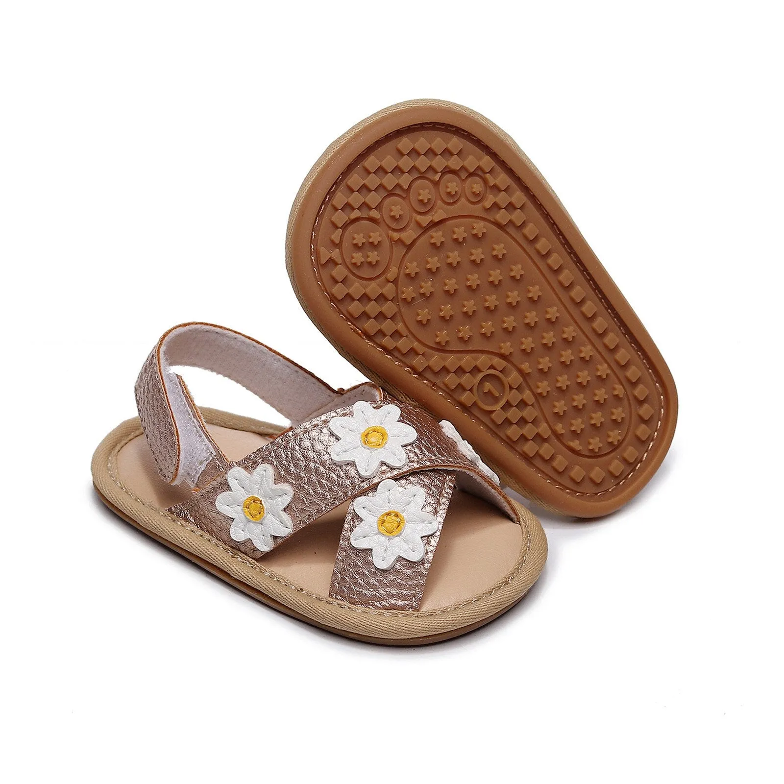 Anti-Slip Daisy Flat Sandals