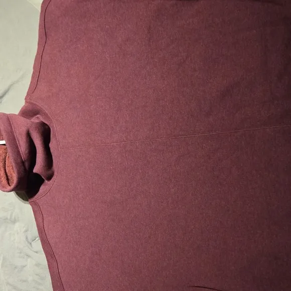 ATHLETA Burgundy Cowl Neck Sweater