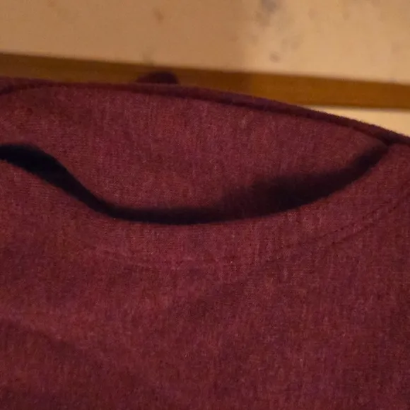 ATHLETA Burgundy Cowl Neck Sweater