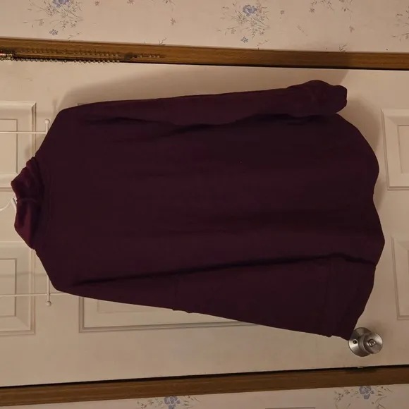 ATHLETA Burgundy Cowl Neck Sweater