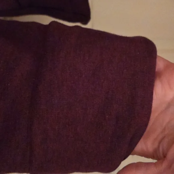 ATHLETA Burgundy Cowl Neck Sweater
