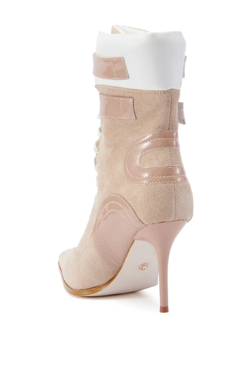AZALEA WANG LACIE SUEDE BOOTIE