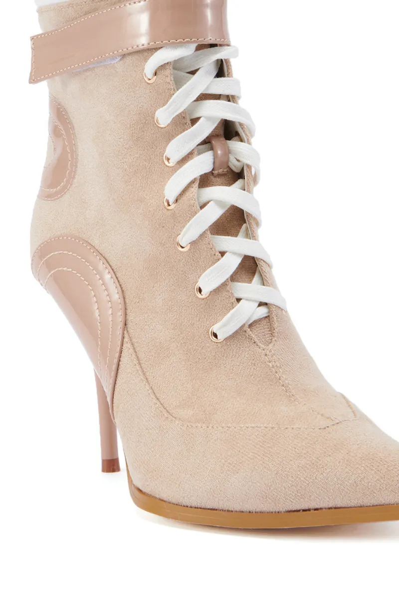 AZALEA WANG LACIE SUEDE BOOTIE