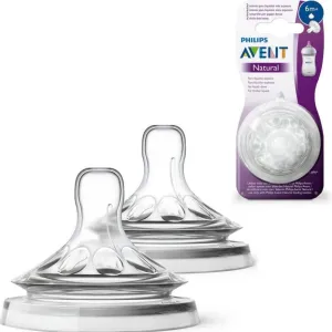 Baby Nipples Natural Feeding 2 pack 6m 