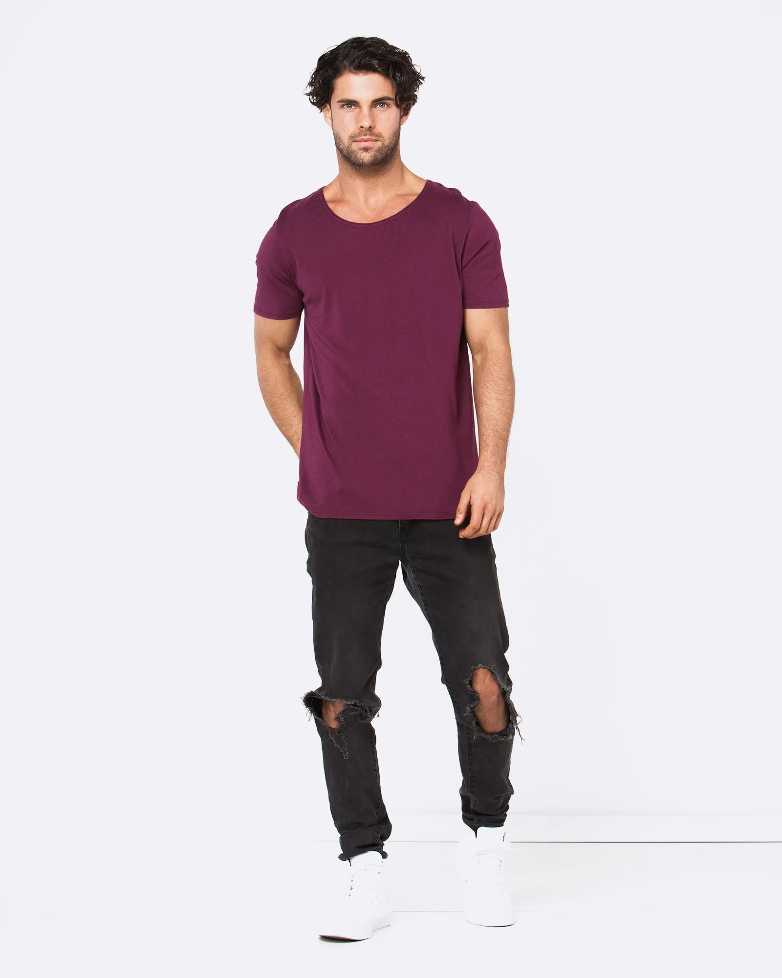 Blank Maroon Tshirt
