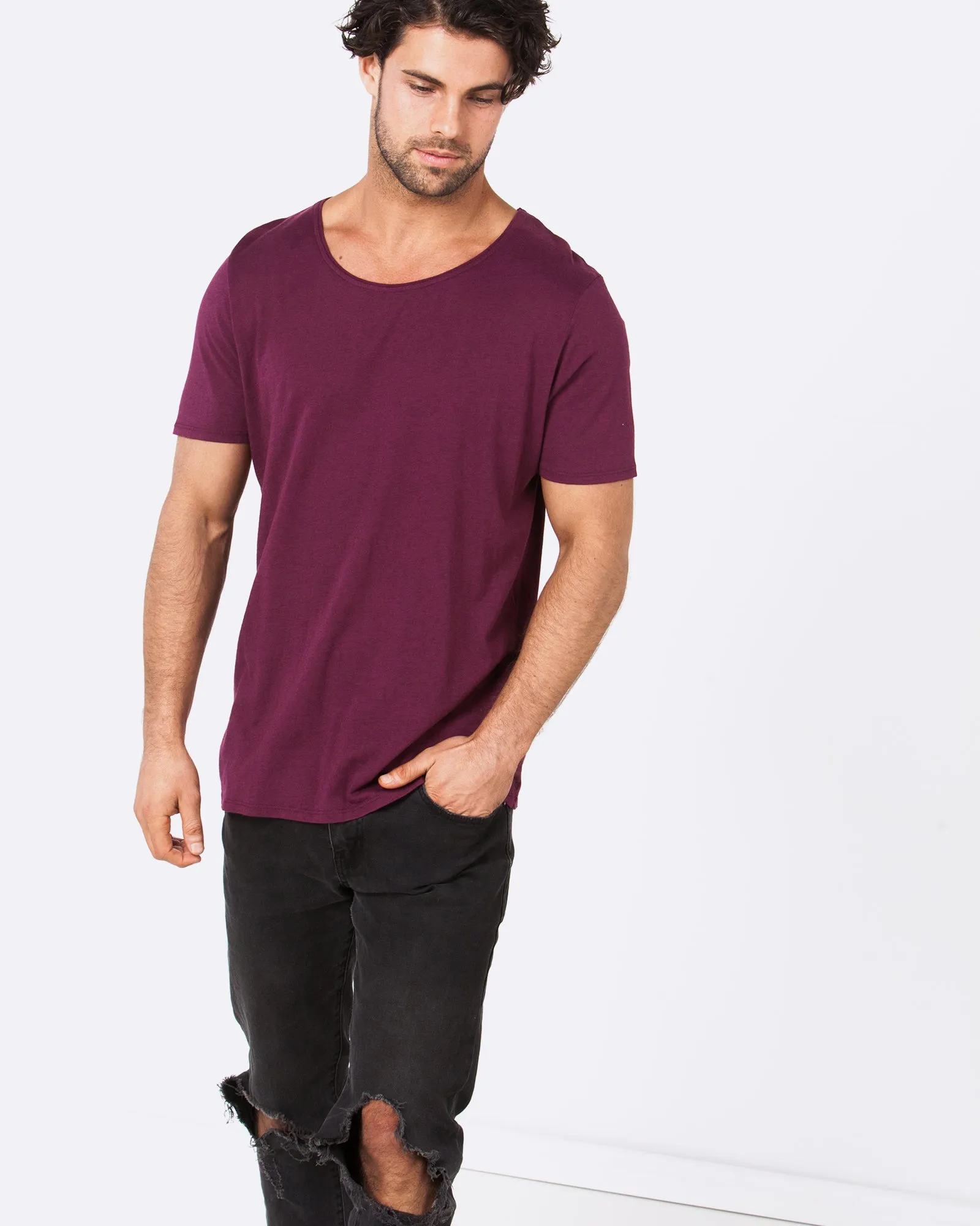 Blank Maroon Tshirt