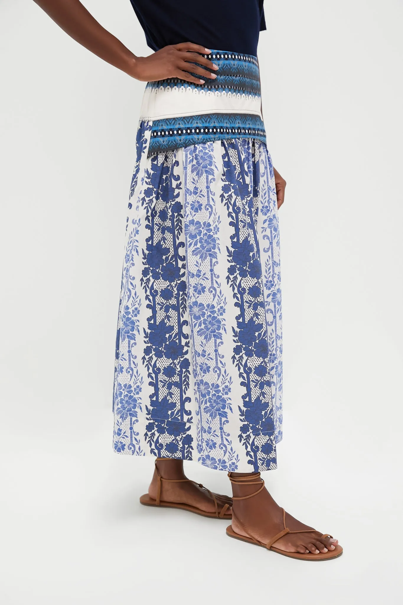 Bondi Blues Cotton Poplin Jolie Skirt