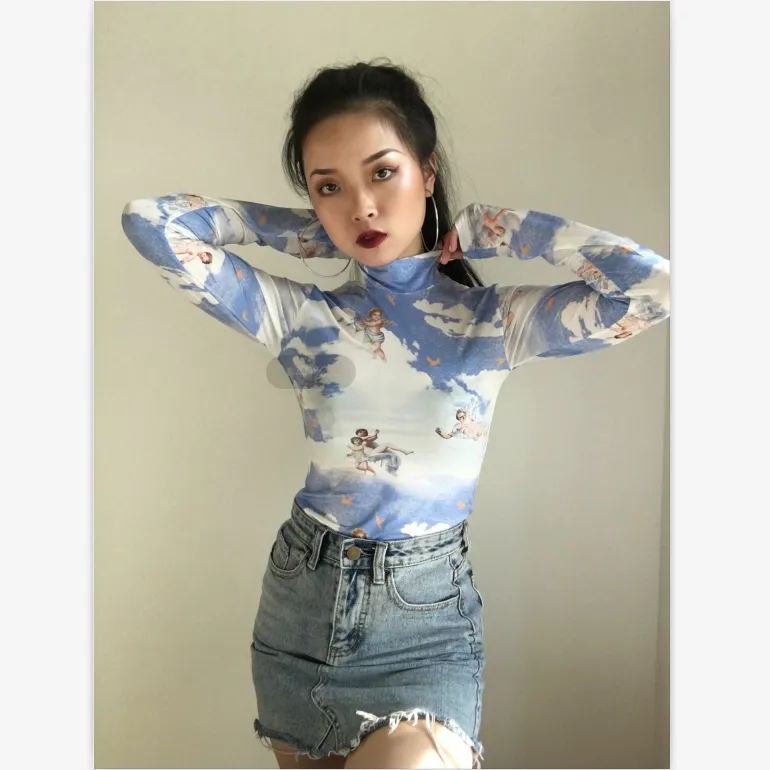 Chic Long Sleeve T-Shirt KF90431