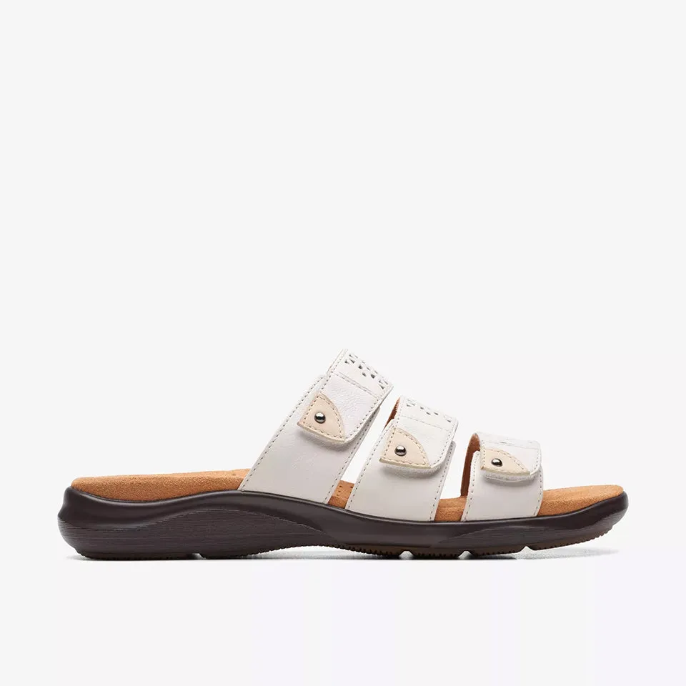 Clarks Women's Kitly Walk Tan | White