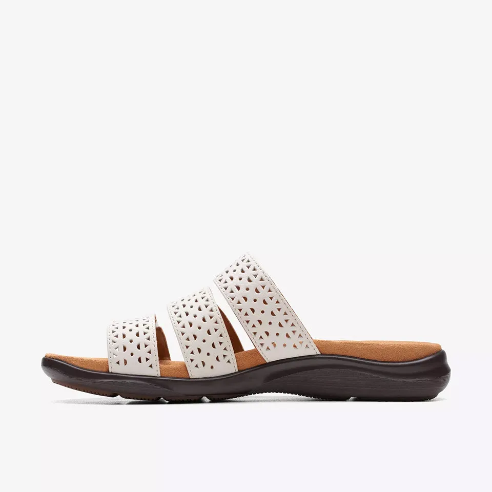 Clarks Women's Kitly Walk Tan | White
