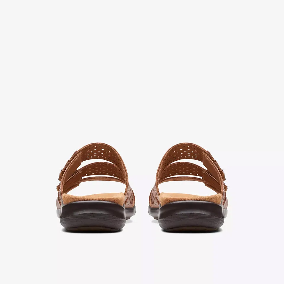 Clarks Women's Kitly Walk Tan | White