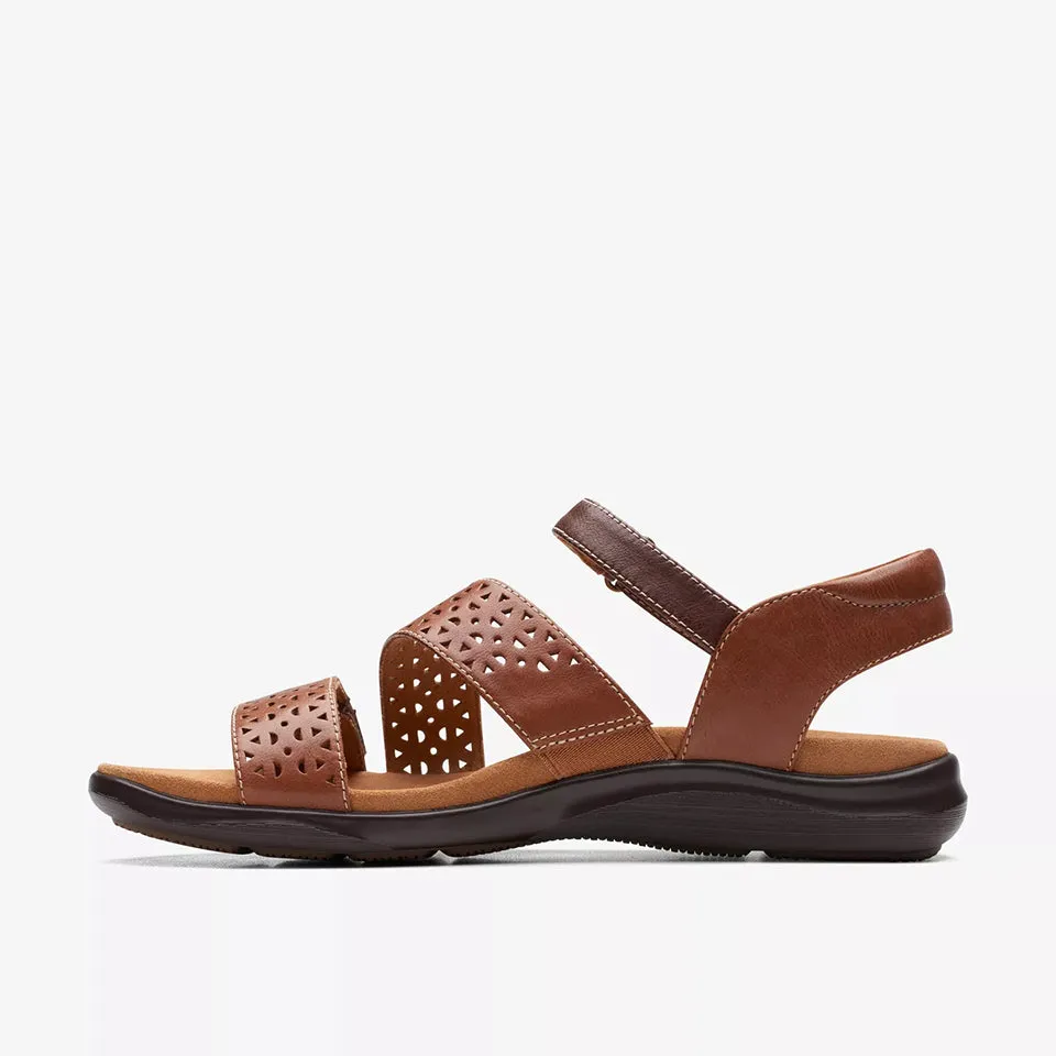 Clarks Women's Kitly Way Tan Leather 26170997