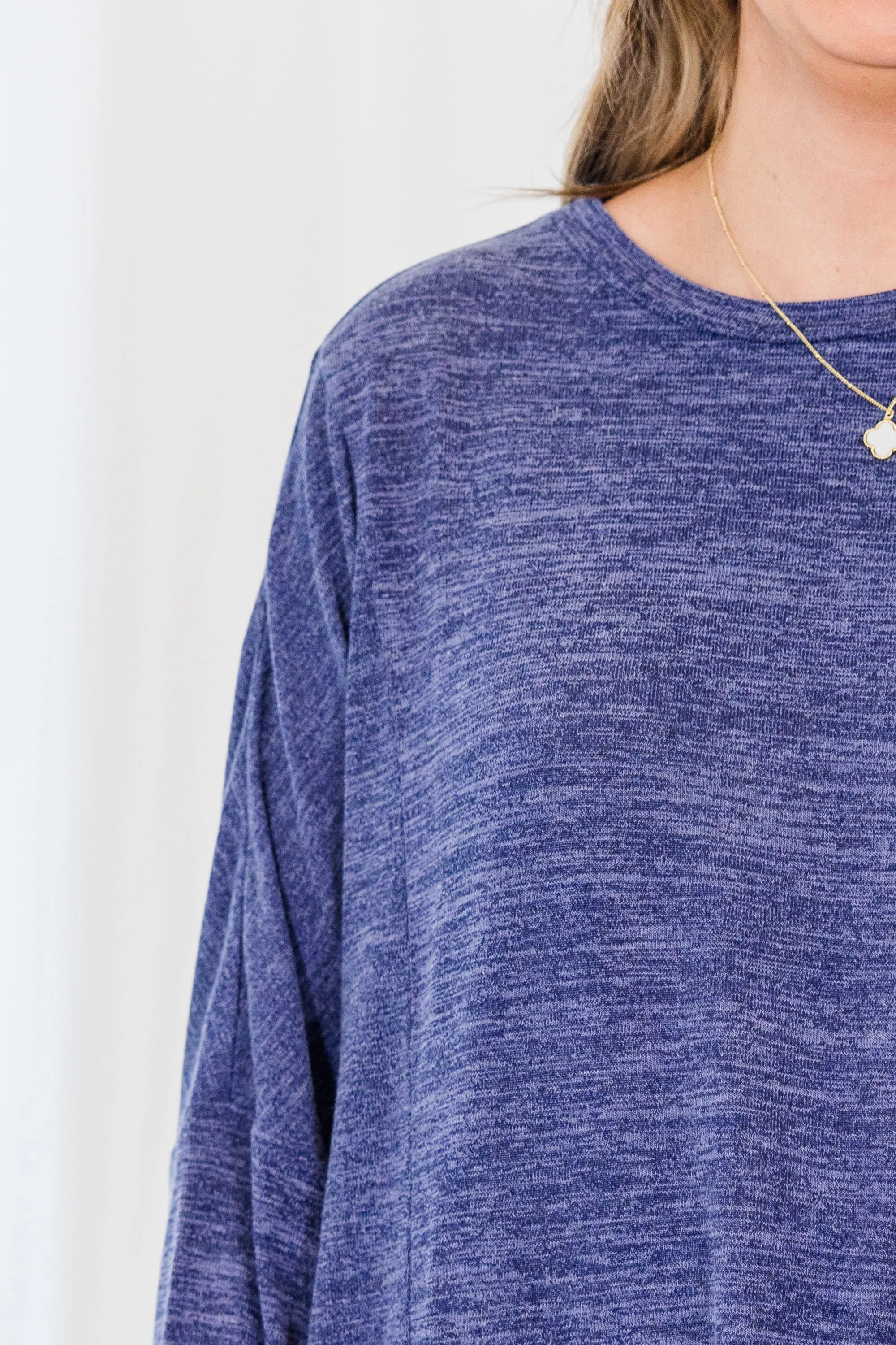 Crisp Autumn Air Tunic, Navy