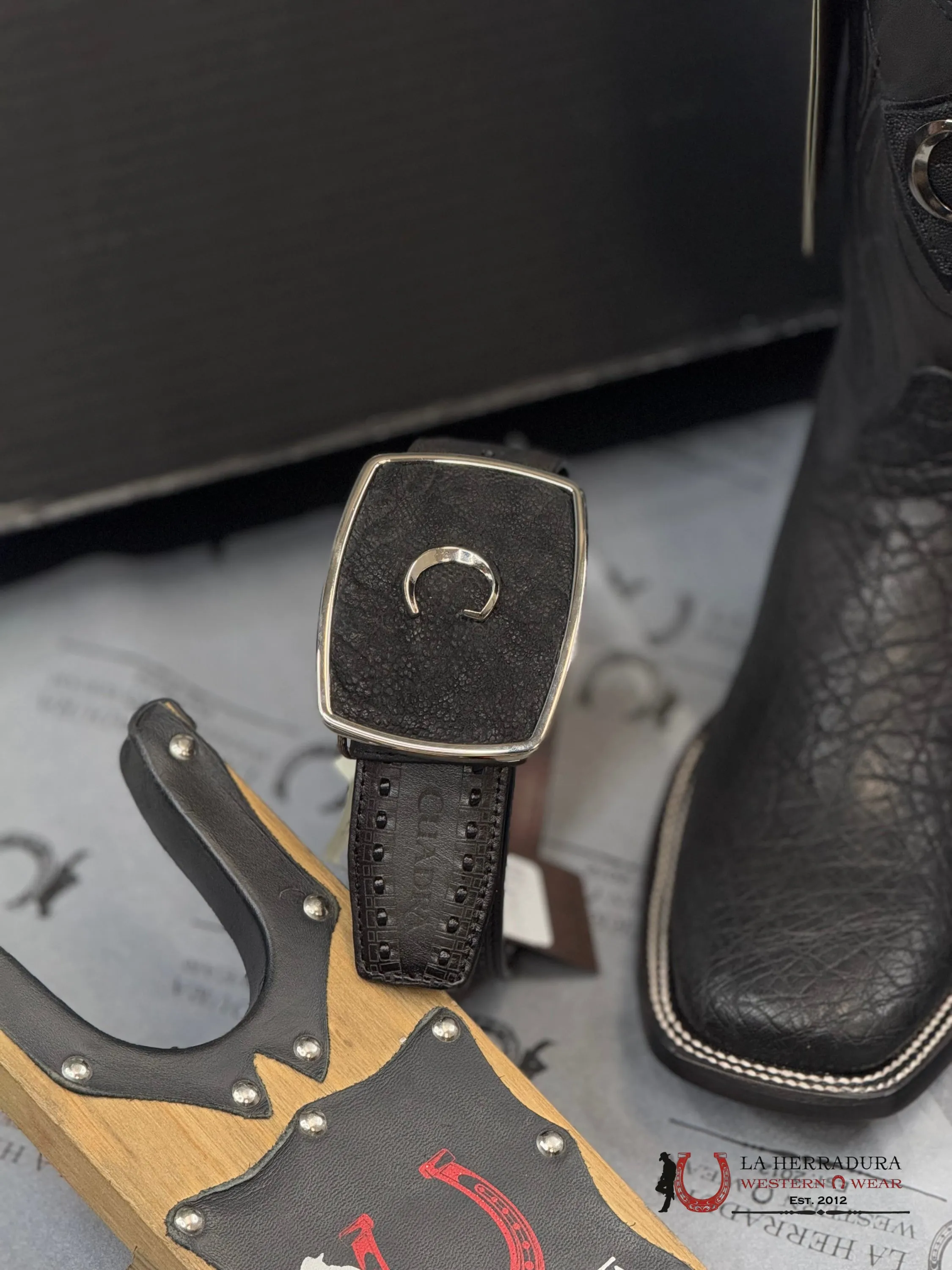 CUADRA BOOTS ELEPHANT BLACK ELEFANTE SQUARE TOE 3Z1OEl