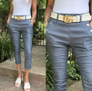 Dafna Button Capri Blue