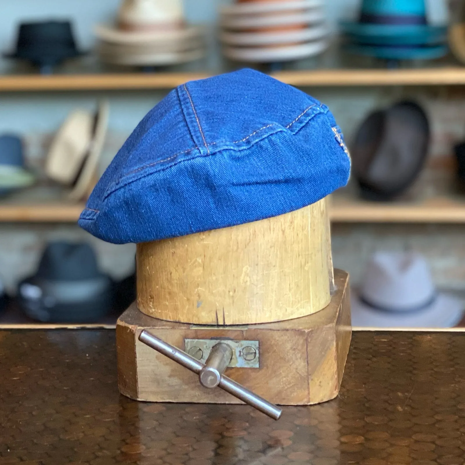 Denim Beret