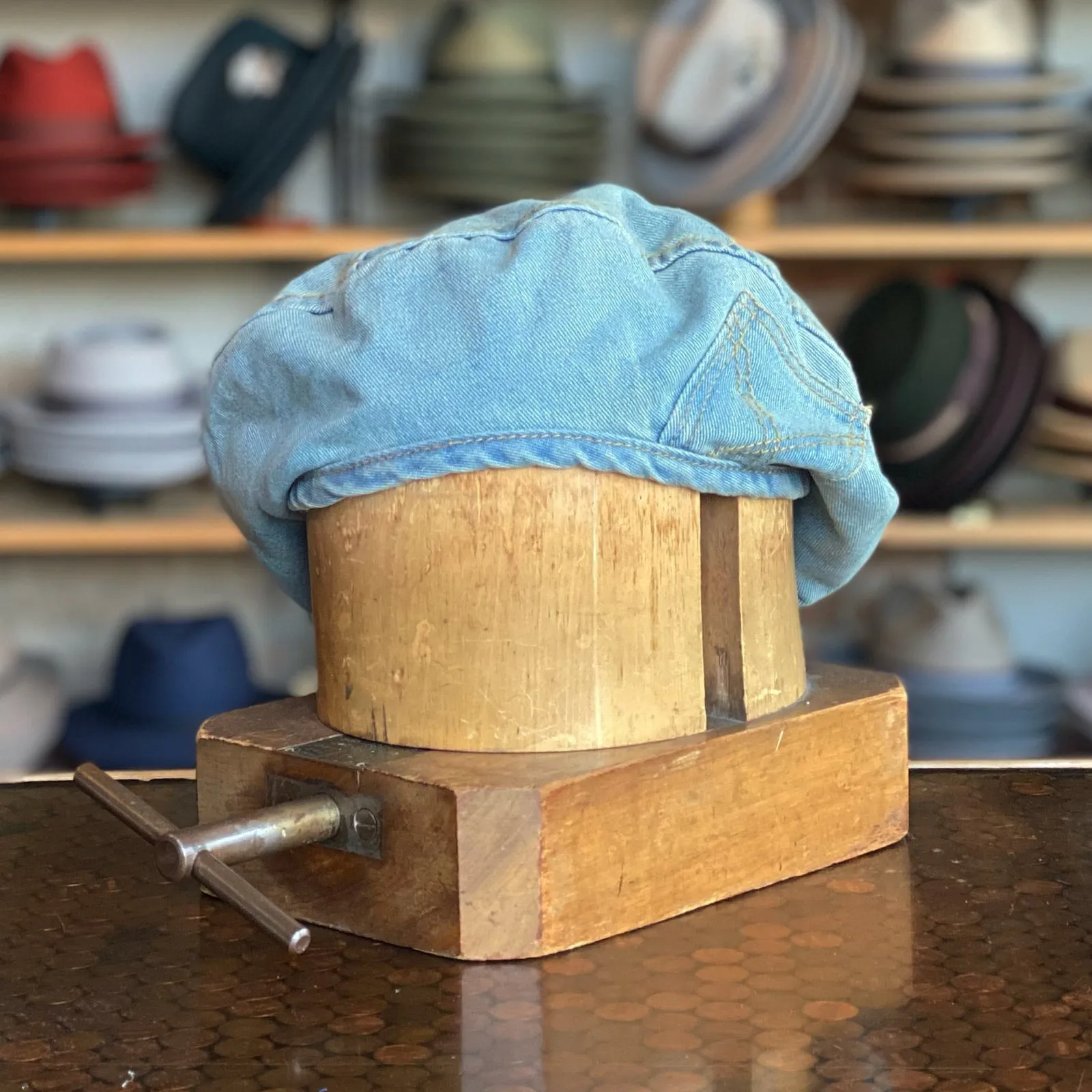 Denim Beret