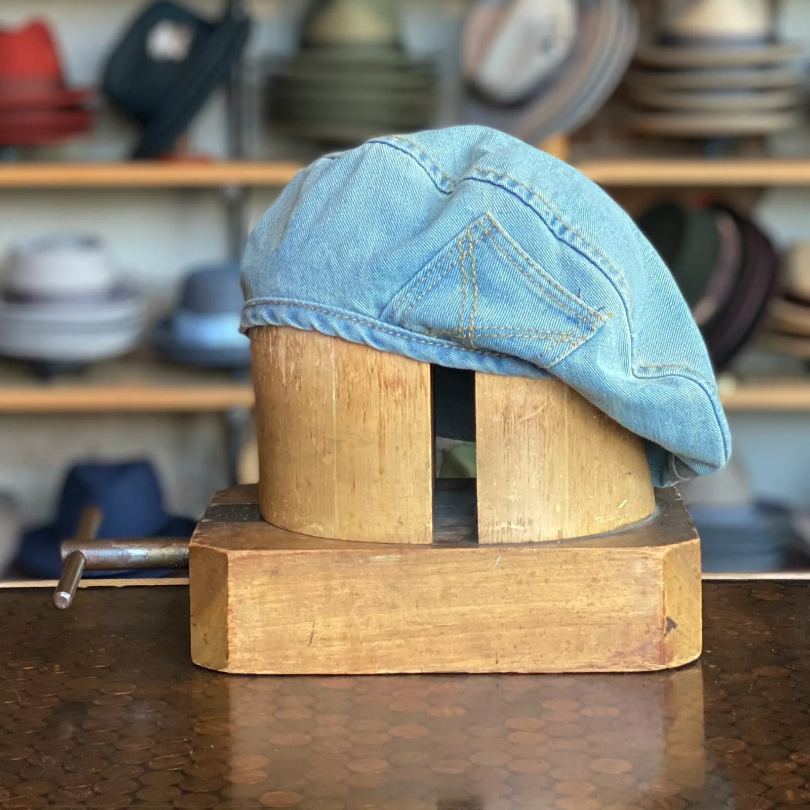 Denim Beret