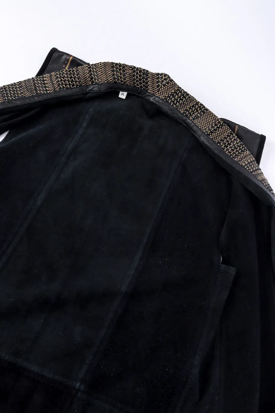 Floral Painted Leather Vest