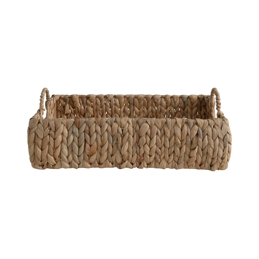 Hand-Woven Wicker Tray