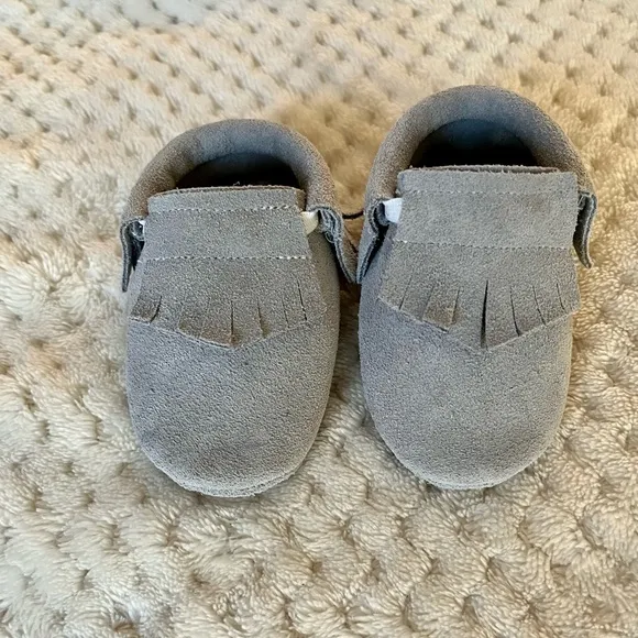 Handmade Native Alaskan Baby Mukluks suede leather 0-3 mos, 3-6 mos, 6-12mos