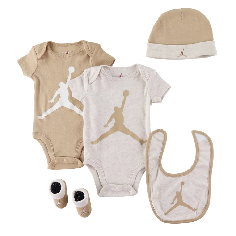 Jordan Core Set (5 Piece) Baby Set 'Hemp'