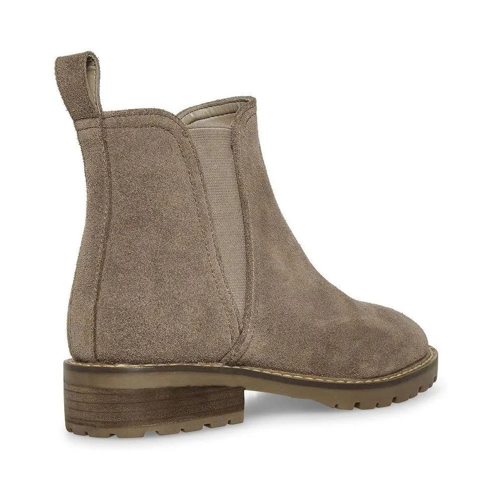 Juliann Mushroom Suede Ankle Boots