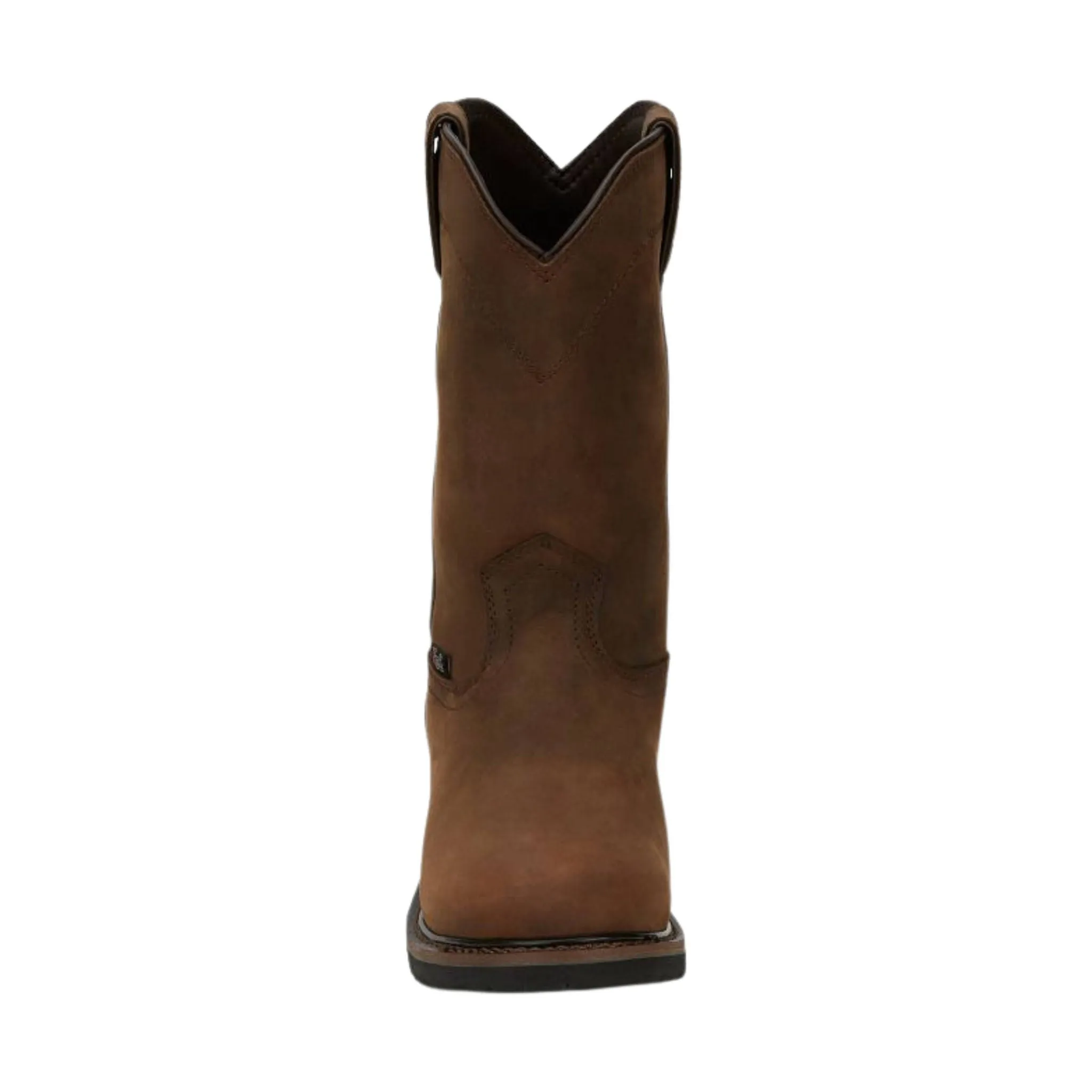 Justin Men's 11 Inch Drywall Wyoming Waterproof Soft Toe Work Boots - Brown