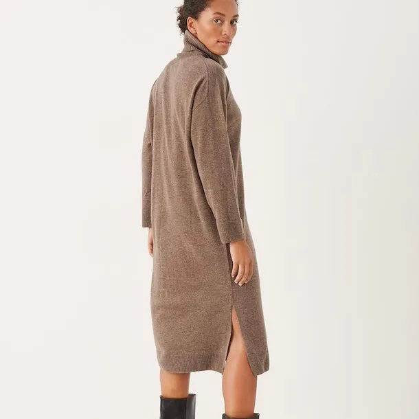 Kathia Dress - Mink Melange