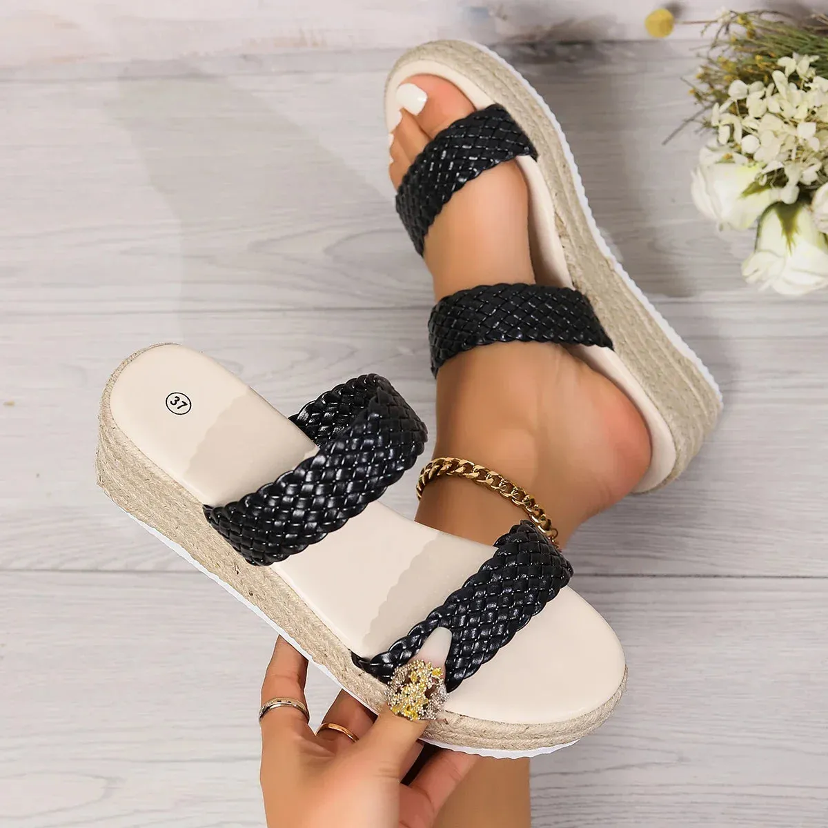 KATHLEEN - STYLISH COMFORTABLE WEDGE SANDALS