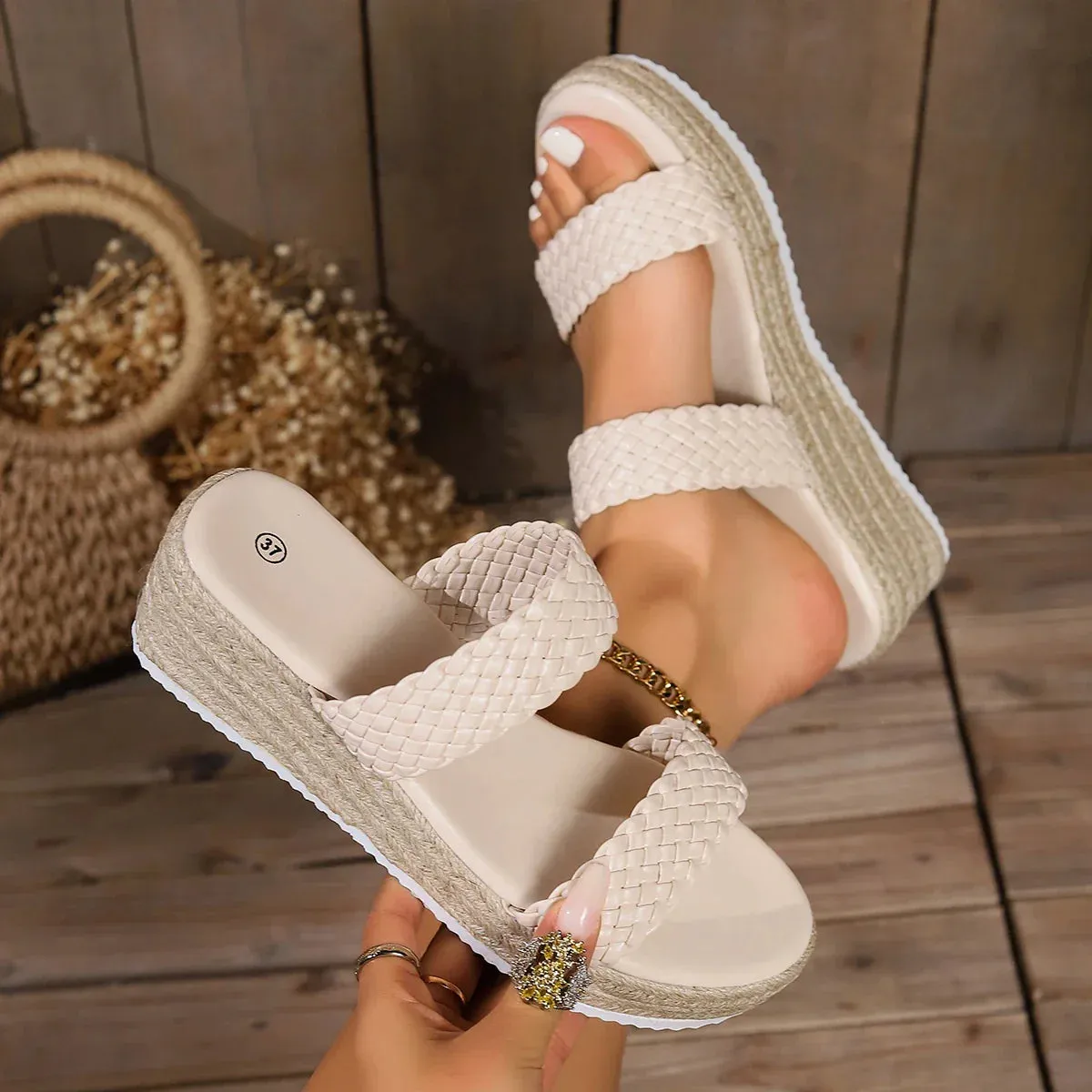KATHLEEN - STYLISH COMFORTABLE WEDGE SANDALS