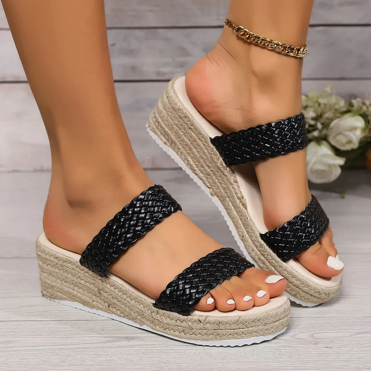 KATHLEEN - STYLISH COMFORTABLE WEDGE SANDALS