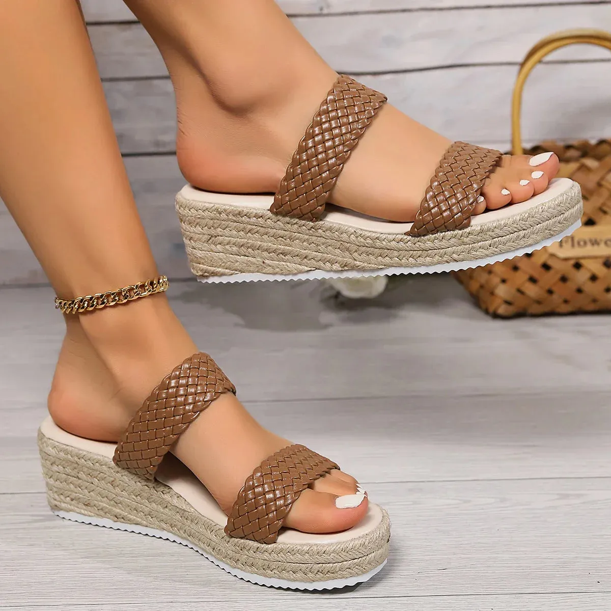 KATHLEEN - STYLISH COMFORTABLE WEDGE SANDALS