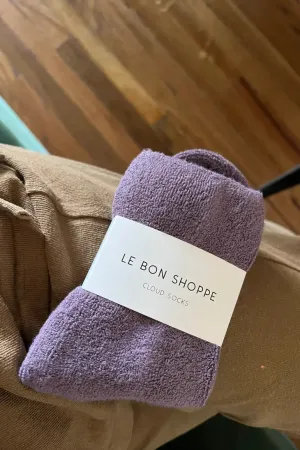 Le Bon Shoppe - Cloud Socks (Plum)