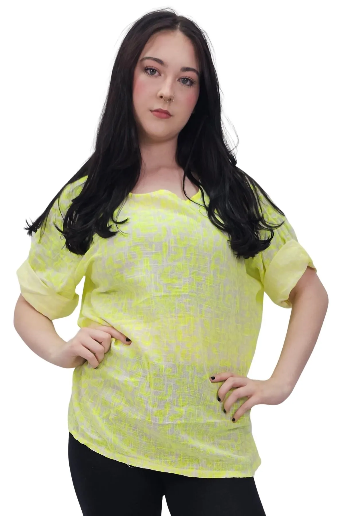Leopard Print Tunic Cotton Dress