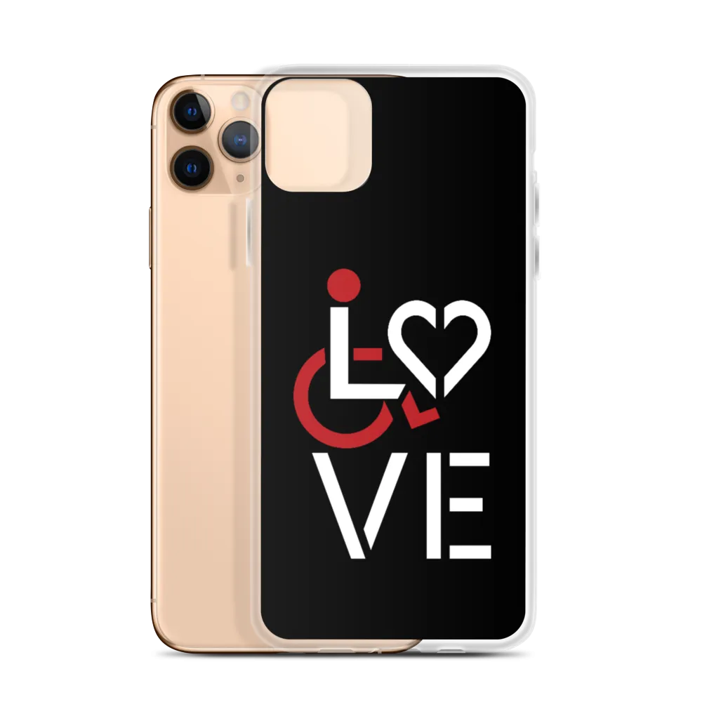 LOVE (for the Special Needs Community) iPhone Case Stacked Design 1 of 3
