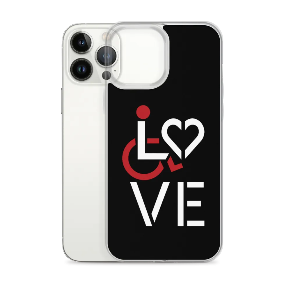 LOVE (for the Special Needs Community) iPhone Case Stacked Design 1 of 3