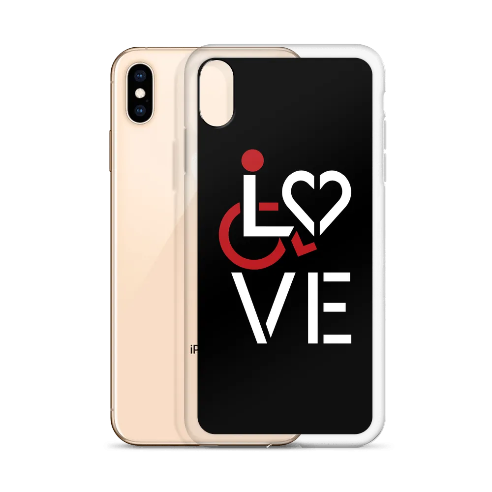 LOVE (for the Special Needs Community) iPhone Case Stacked Design 1 of 3