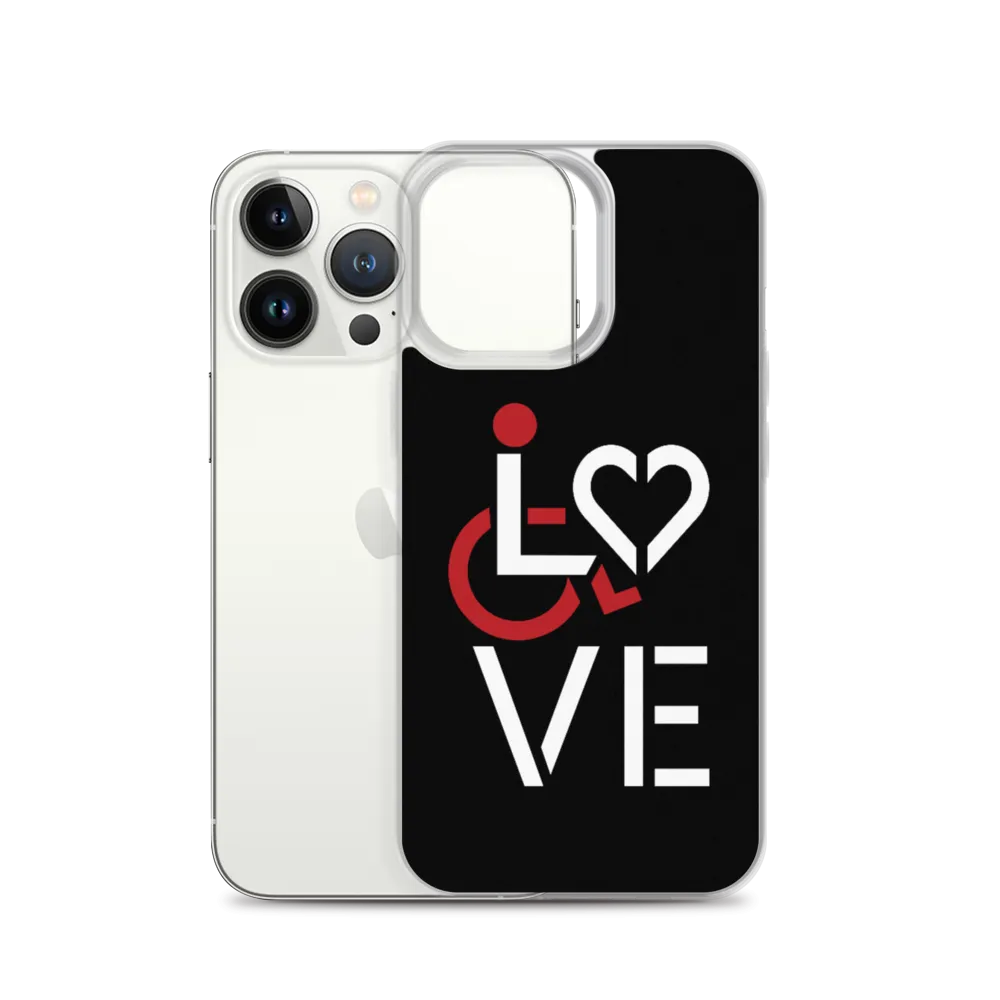 LOVE (for the Special Needs Community) iPhone Case Stacked Design 1 of 3