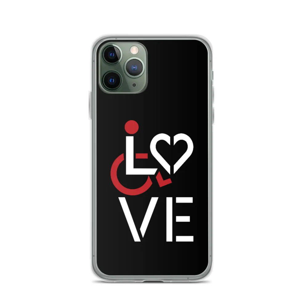 LOVE (for the Special Needs Community) iPhone Case Stacked Design 1 of 3