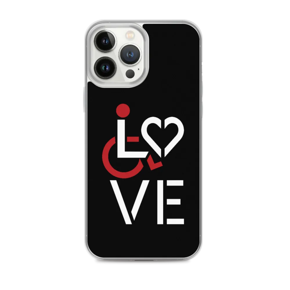 LOVE (for the Special Needs Community) iPhone Case Stacked Design 1 of 3