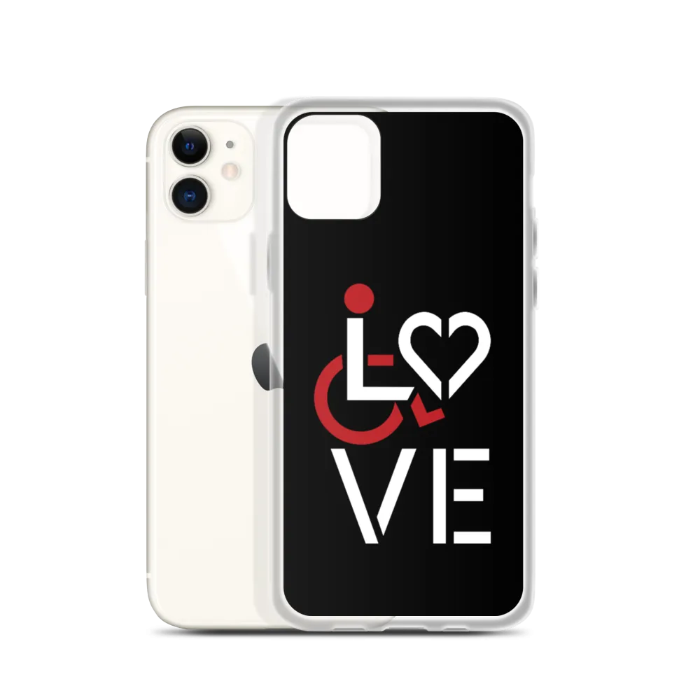 LOVE (for the Special Needs Community) iPhone Case Stacked Design 1 of 3