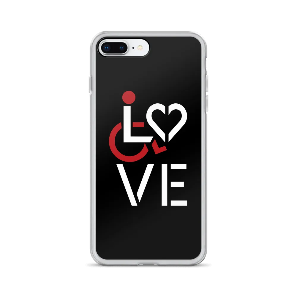 LOVE (for the Special Needs Community) iPhone Case Stacked Design 1 of 3